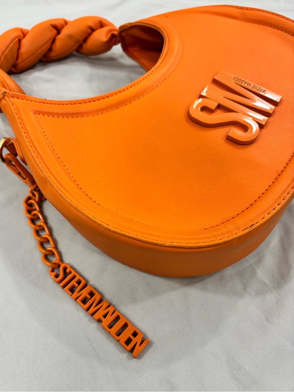 Steve Madden Bleony Orange Crescent Shoulder Bag - Good Condition